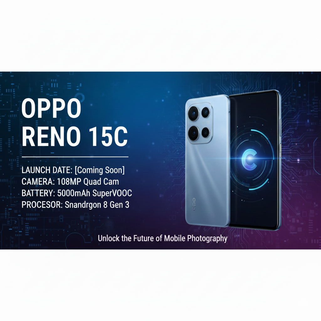 Oppo Reno 15C Launch Date, Camera, Battery & Processor Details