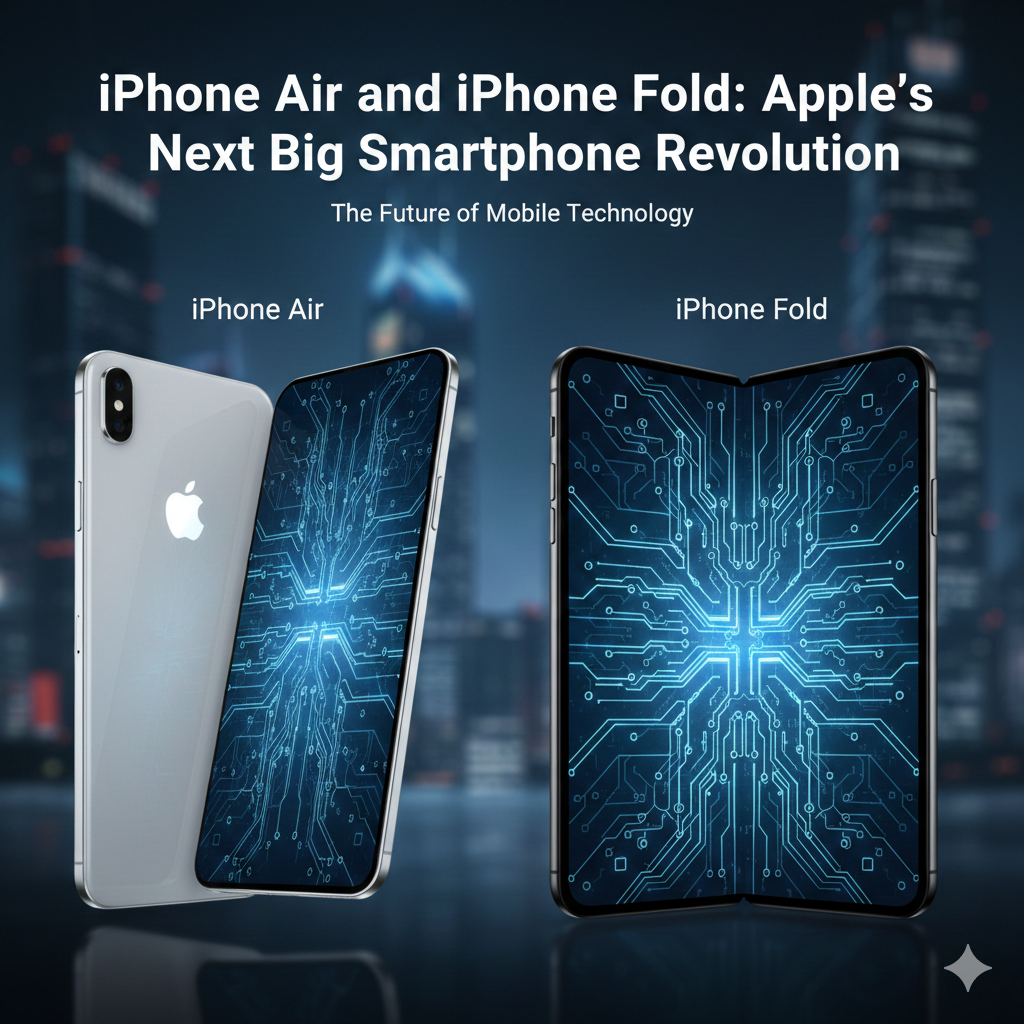 iPhone Air and iPhone Fold: Apple’s Next Big Smartphone Revolution