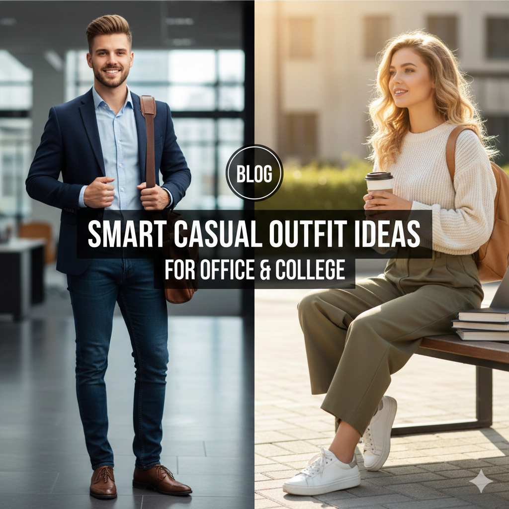 Smart Casual Outfit Ideas for Office & College
