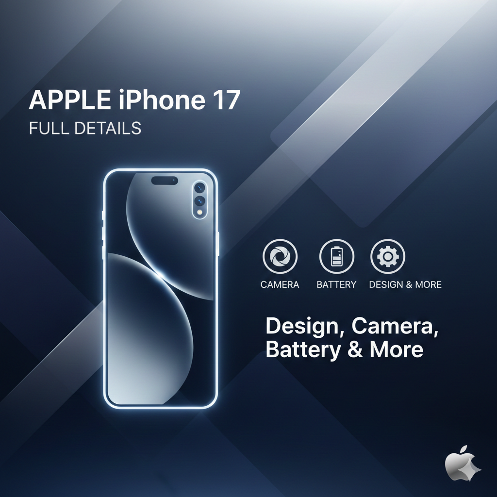 Apple iPhone 17 Full Details: Design, Camera, Battery & More