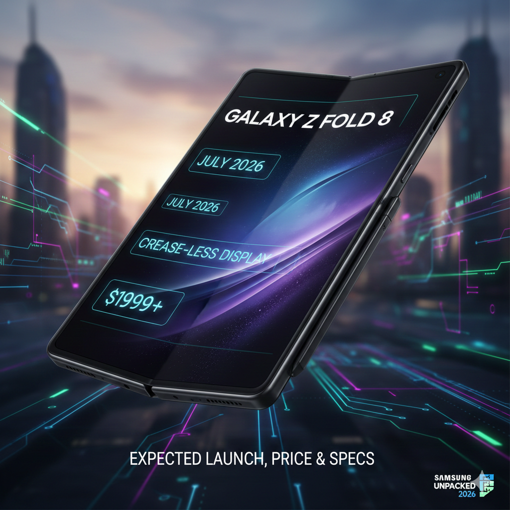 Samsung Galaxy Z Fold 8: Expected Launch Date, Price, Features & Specs