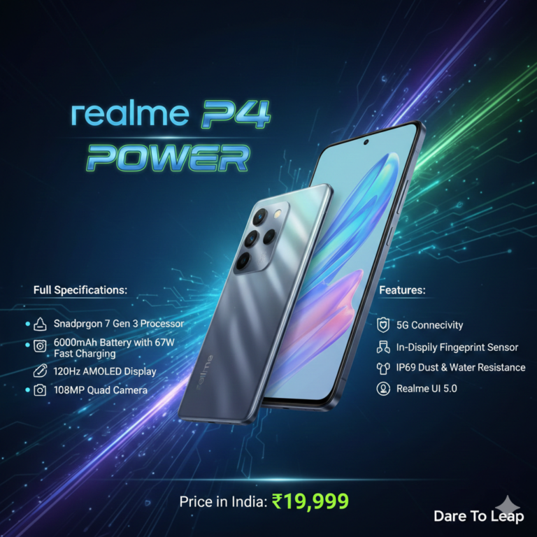 Realme P4 Power Full Specifications, Features & Price in India