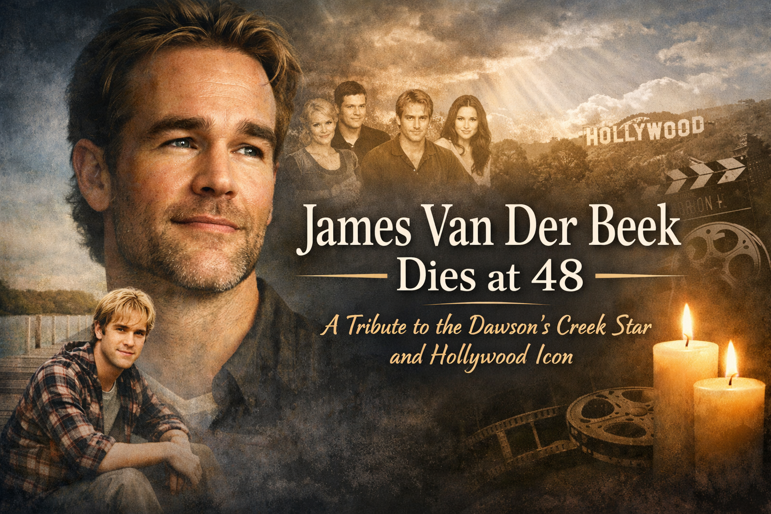 James Van Der Beek Blog Banner by writeforushub.com