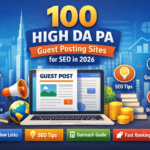 100 High DA PA Guest Posting Sites List (2026) – Build Powerful Backlinks & Rank Faster