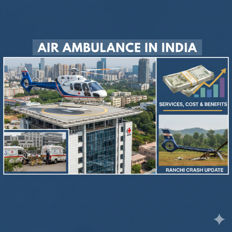 Air Ambulance in India: Services, Cost, Benefits & Latest Ranchi Crash Update
