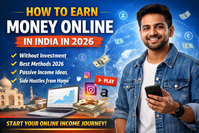 How to Earn Money Online in India in 2026 (Best Online Earning Methods Without Investment)