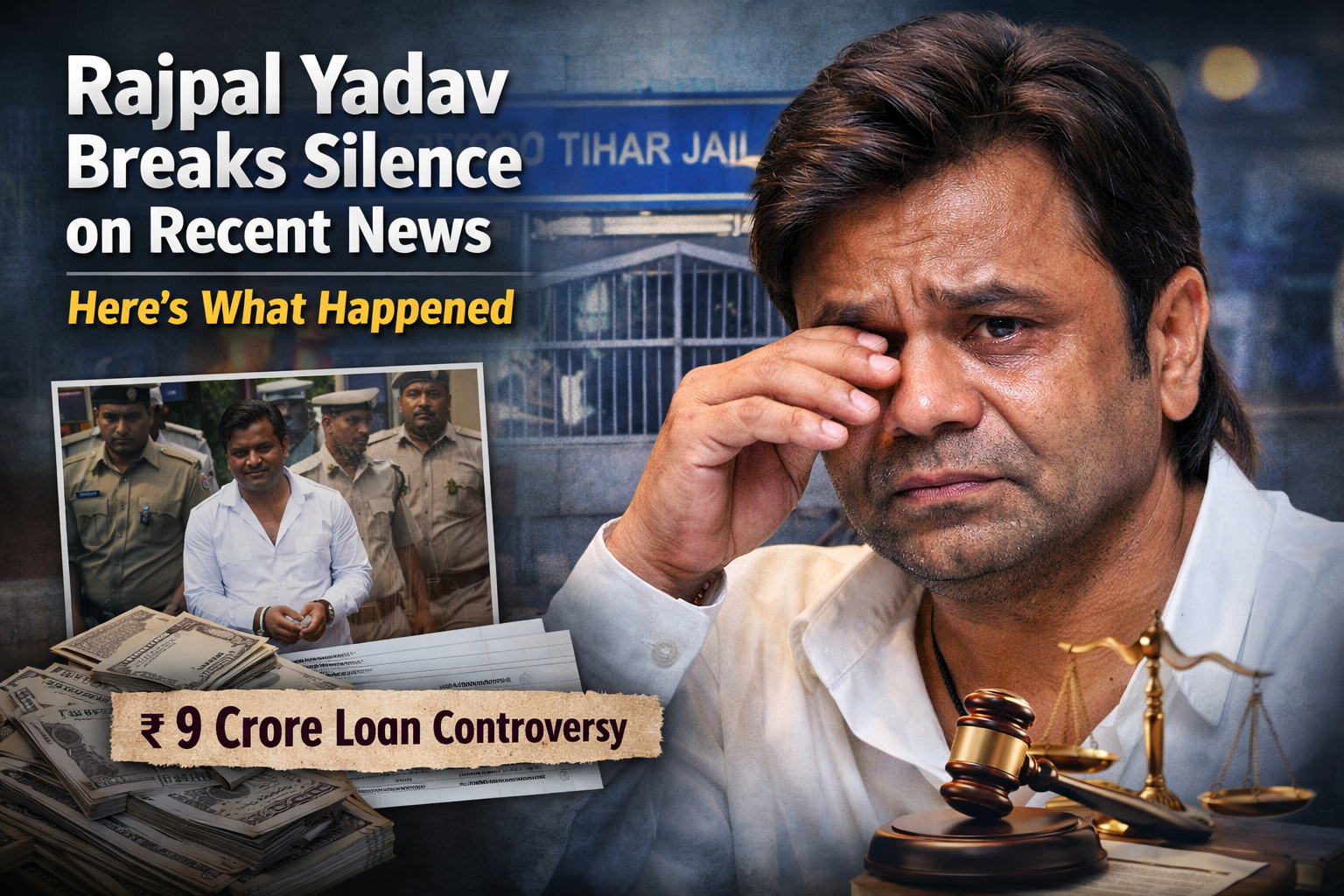 Rajpal Yadav news Blog Banner by writeforushub.com