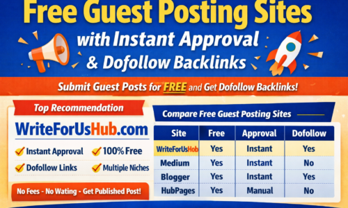 free guest posting sites with instant approval