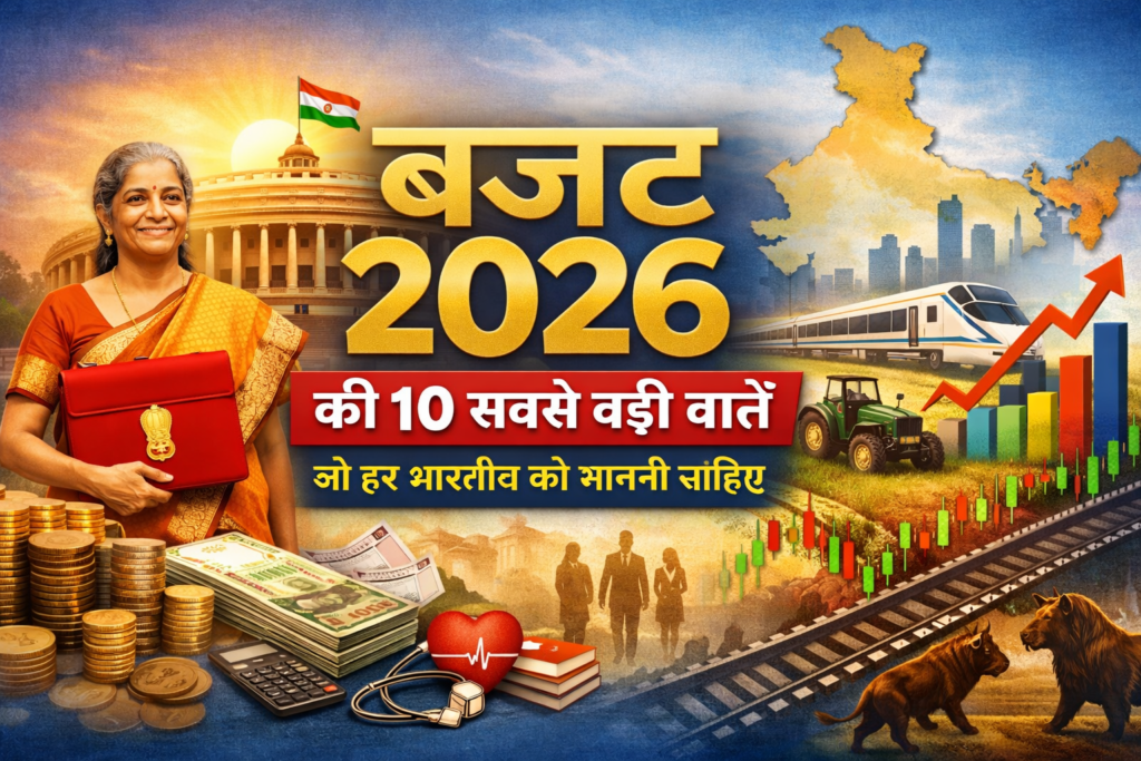 📊 (Budget) बजट 2026 की 10 सबसे बड़ी बातें जो हर भारतीय को जाननी चाहिए