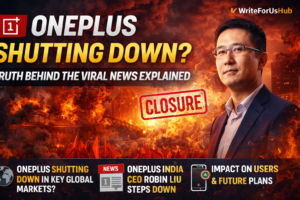 One Plus Shutdown Blog Banner by writeforushub.com