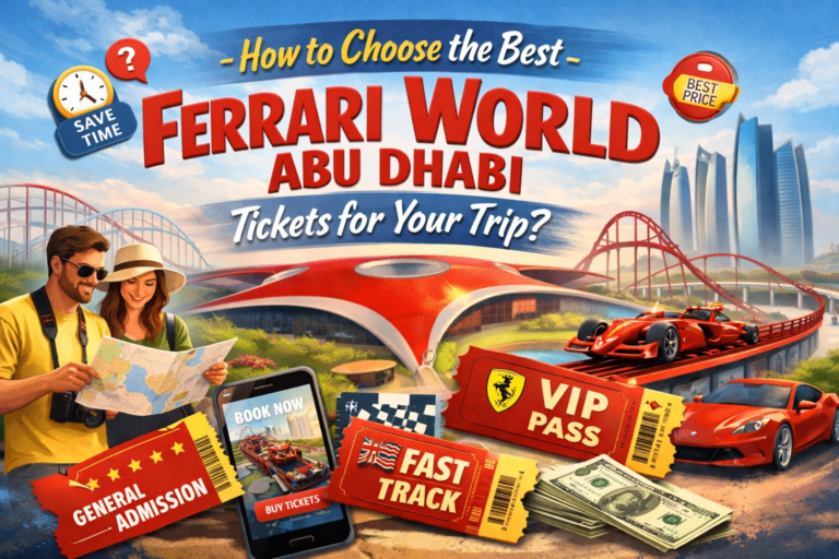 How to Choose the Best Ferrari World Abu Dhabi Tickets for Your Trip?