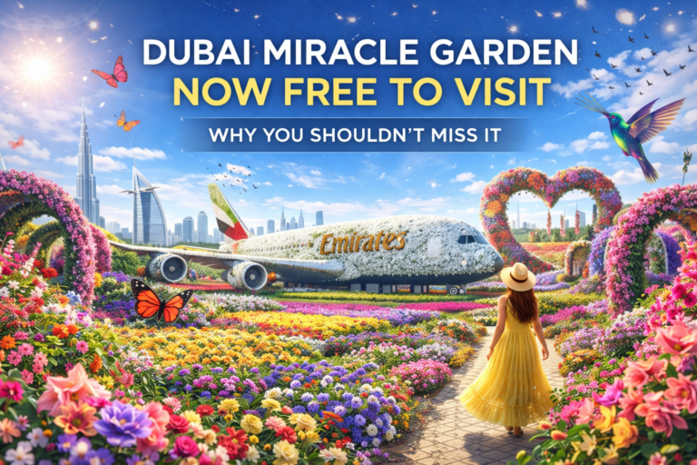 Dubai Miracle Garden Now Free to Visit – Why You Shouldn’t Miss It