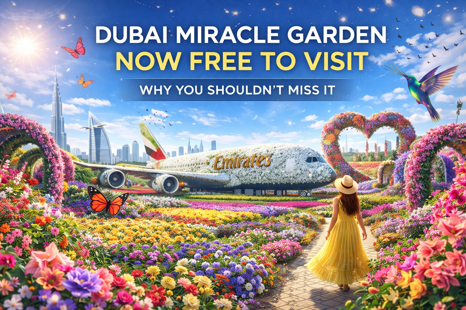 Dubai Miracle Garden Now Free to Visit – Why You Shouldn’t Miss It
