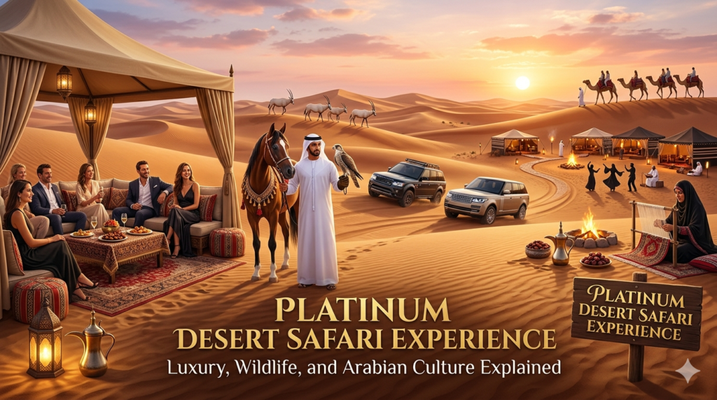 Platinum Desert Safari Experience: Luxury, Wildlife, and Arabian Culture Explained