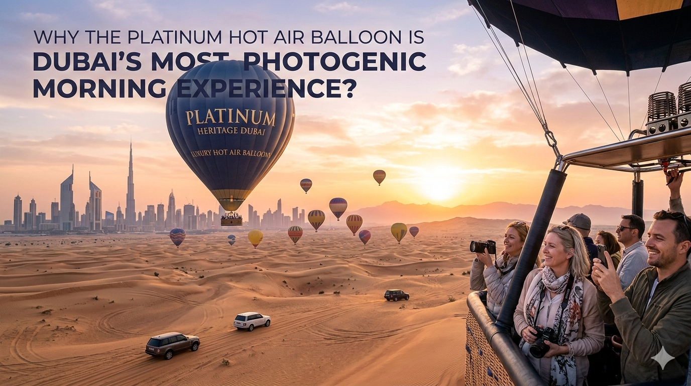 Hot Air Balloon Dubai Blog Banner by writeforushub.com