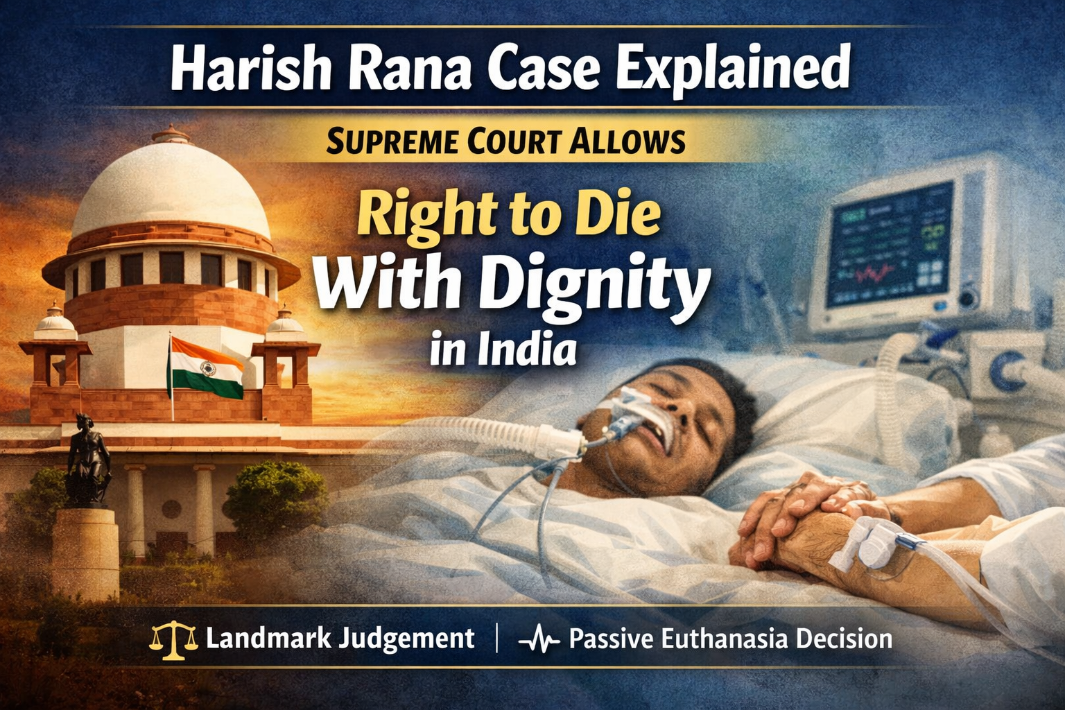 Harish Rana Case Explained Supreme Court Allows Right to Die With Dignity