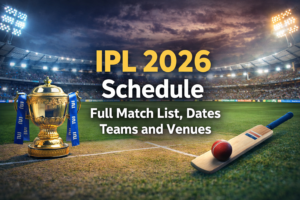 IPL 2026 Schedule Full Season Dates, Teams, Venues, and Key Matches to Watch