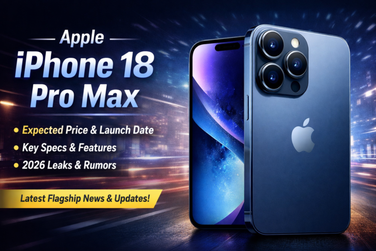 Apple iPhone 18 Pro Max Price, Launch Date & Full Specifications (2026 Leaks)
