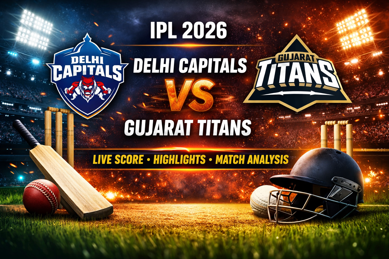 Delhi Capitals vs Gujarat Titans IPL 2026