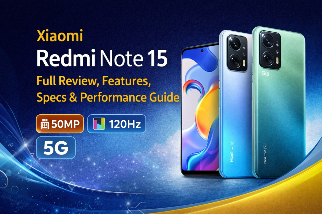 Xiaomi Redmi Note 15: Full Review, Features, Specs & Performance Guide